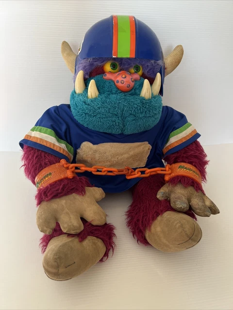 VINTAGE MY PET Monster Plush Toy Hard Face 1986 Amtoy 17” $500.00