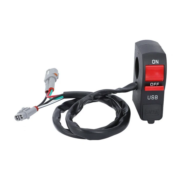 FOR SUR-RON SURRON Lightbee Segway Headlight ON/OFF Switch W/ USB PLUG ...