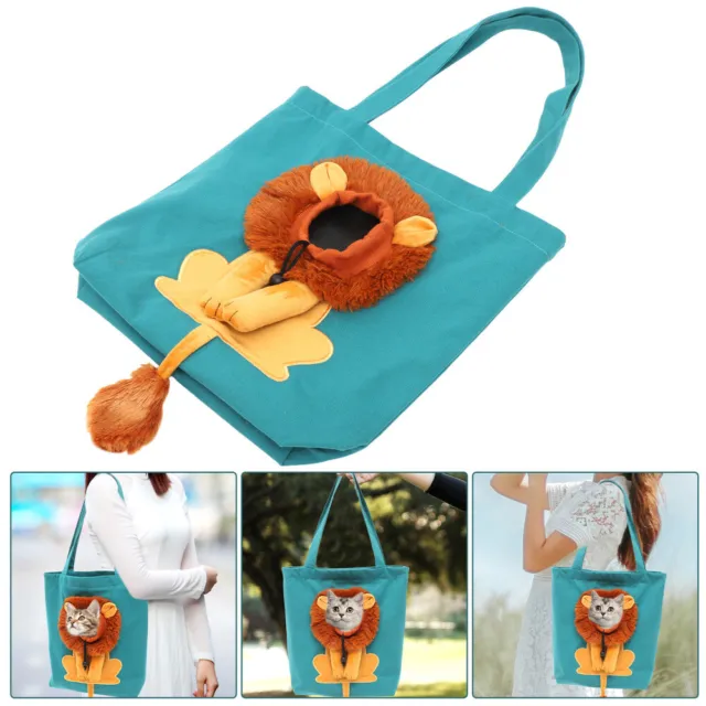 Portacani in tela per cani di piccola taglia borsa a tracolla gatto portatore borsa