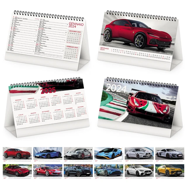 CALENDARIO AUTO 2024 / calendario 20242025 calendario da parete