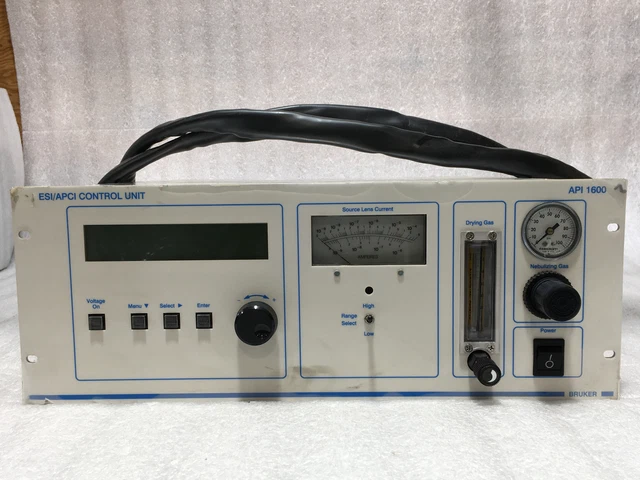 Bruker API 1600 ESI/APCI Control Unit Power Functional, Needs Repair AS IS