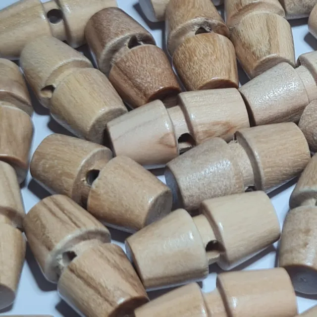 Wooden Toggle Buttons 20mm or 30mm