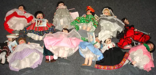 Madame Alexander  Lot of 13 Dolls. All 8". No boxes but they have tags. From Est