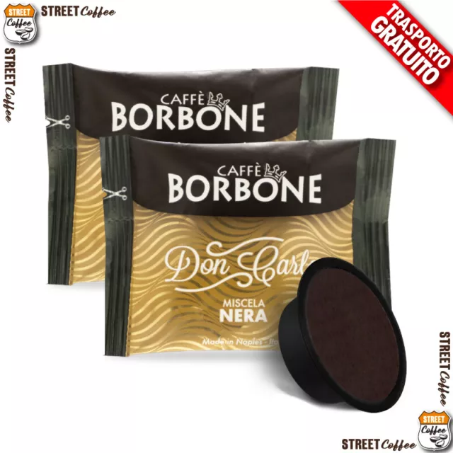 400 Capsule Caffè Borbone Don Carlo Miscela Nera compatibili a Modo Mio gratis