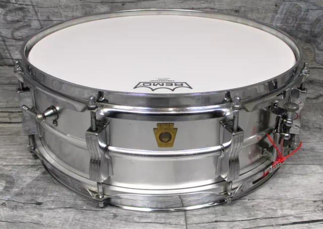 Ludwig Acrolite Snare 14" x 5" Snare 1967 Keystone Vintage USA •Guter Zustand•