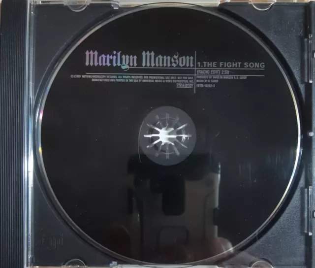 Marilyn Manson - The Fight Song. CD. Near Mint Used Condition.