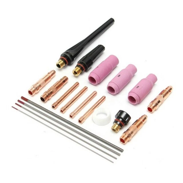 Set accessori torcia di saldatura TIG di livello professionale in 19 pz per WP17/18/26