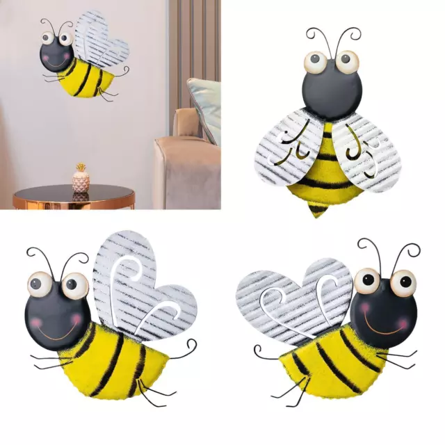 Kreative Wandstatue, Garten, dekorative Biene, Wanddekoration für das Büro