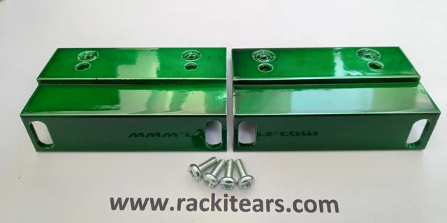 Rack ears to fit E-mu ESI-32 2000 4000 with mounting screws Emu sampler