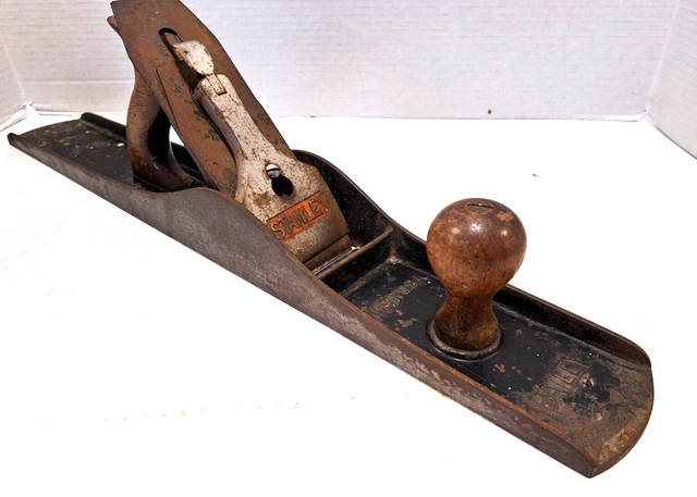 Vintage Stanley Bailey No.7 Jointer Plane Corrugated B ottom 22" Base Tune & Use