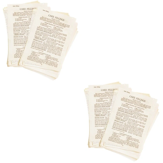 4 Sets DIY Hintergrund Papier Ästhetischen Vintage Für Handwerk Tagebuch