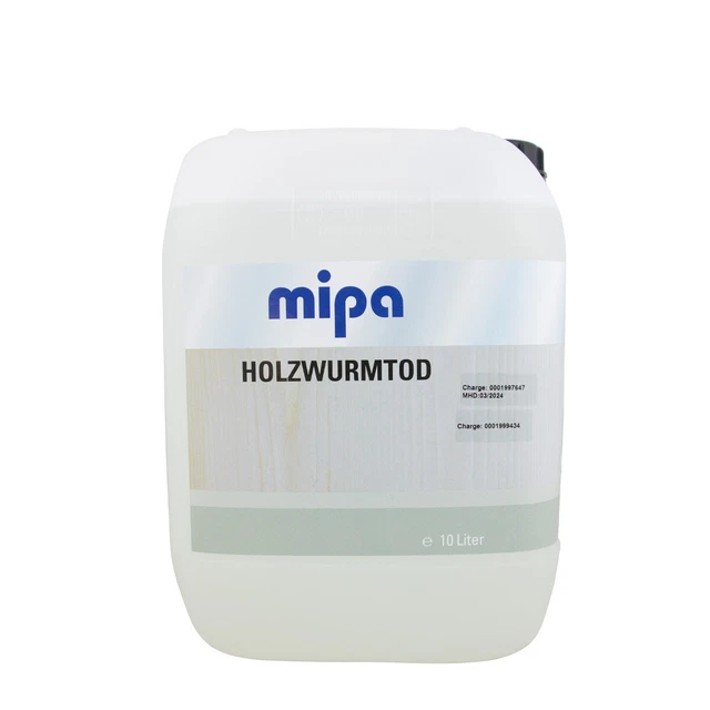 Mipa Holzwurmtod 10 L, Holzwurmex, detergente per legno