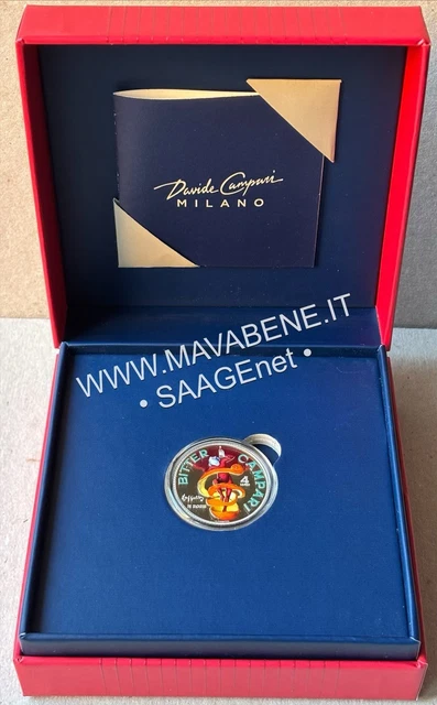 Pièce Commémorative Italie 2025 - 4 Euro Argent 925‰ - Campari - Qualité Proof - Disponible Immédiatement