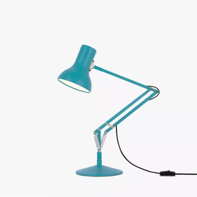 Anglepoise Type 75 Mini Desk Lamp Bright Blue RRP £189 - Brand New/Free Delivery