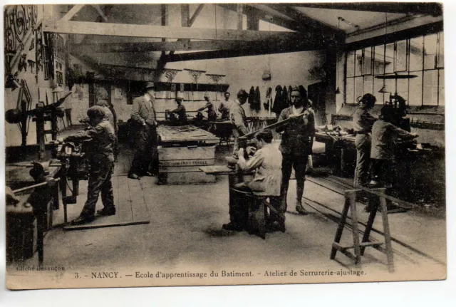NANCY - CPA 54 - Ecole d' Apprentissage du Batiment - Atelier de serrurerie