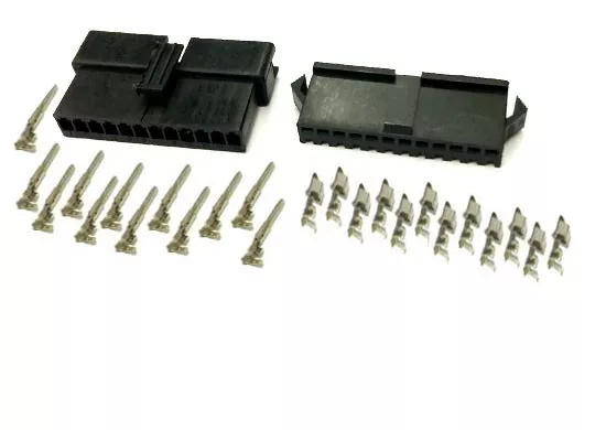 12-Pin JST SM 2.5mm Male Female Connector Housing Socket Crimp Pins 10 SETS