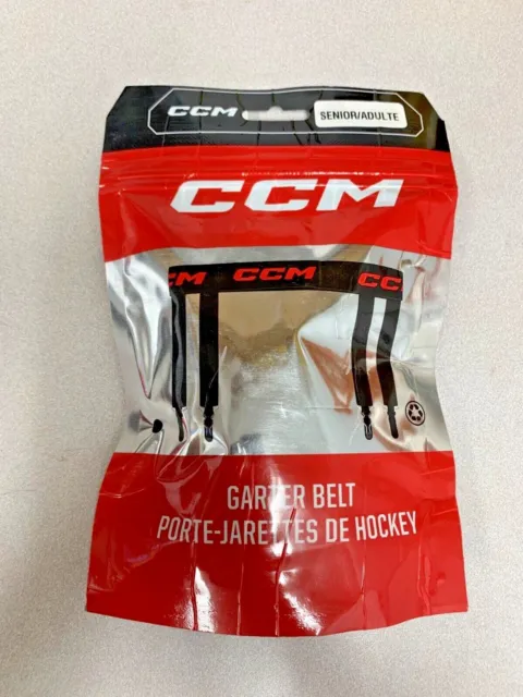 CCM Hockey Garter Belt | SR JR  Socks Thigh Pad Waist Pants Save Money on Tape