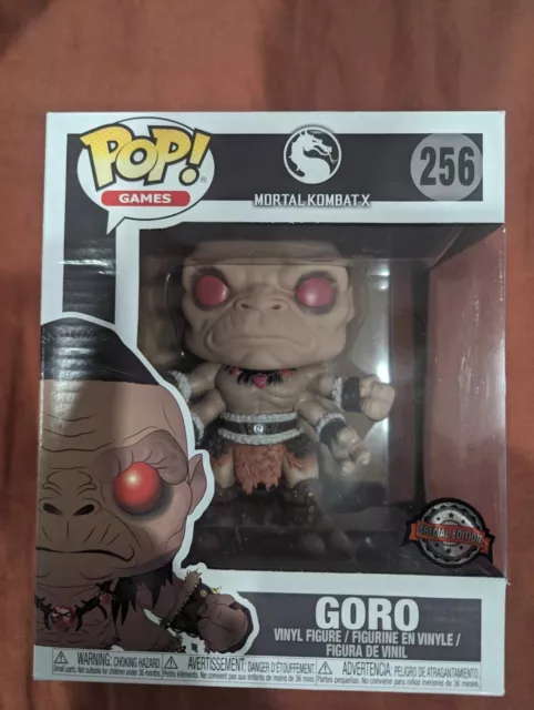 Mortal Kombat Goro 6" Inch Rare Pop Vinyl Exclusive