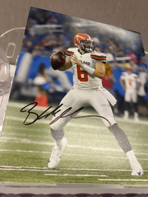 Baker Mayfield (Cleveland Browns) Signed 8x10 with CoA