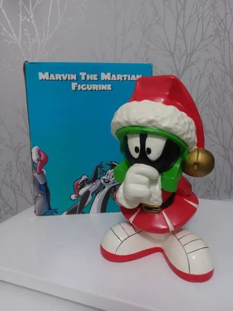 Rare Marvin The Martian Christmas Figurine. Warner Bros Studio Store.