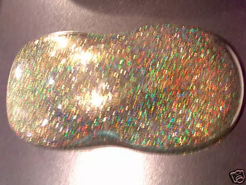 GLITTER METAL FLAKE 50g GOLD HOLOGRAPHIC 200mic - CUSTOM FLIP