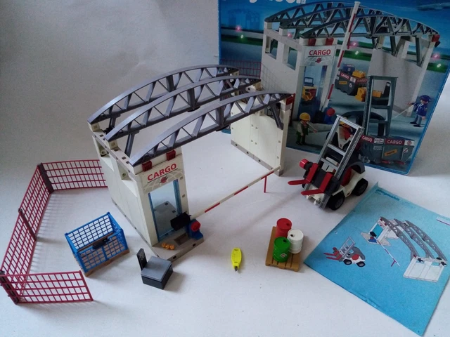 PLAYMOBIL CITY ACTION 70169 Cargo / Entrepôt Camion Benne / Chariot