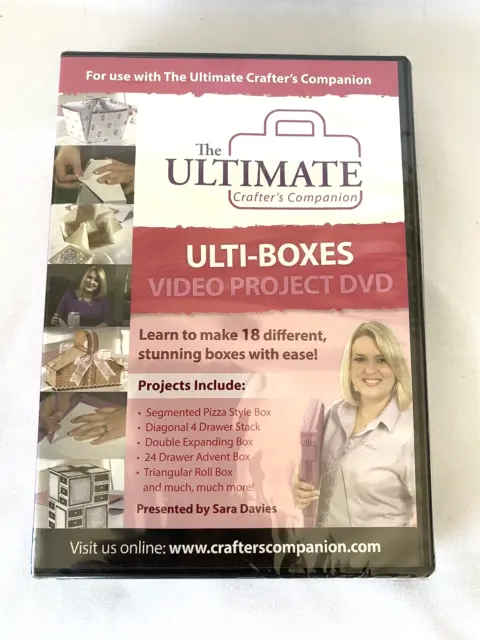 DVD The Ultimate Crafter's Companion Ulti-Boxes Proyecto de Video - Nuevo Sellado
