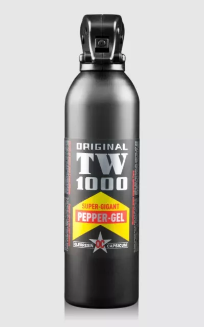 Pfefferspray TW1000 Pepper Gel Tierabwehr Abwehrspray 400 ml MHD 06.27