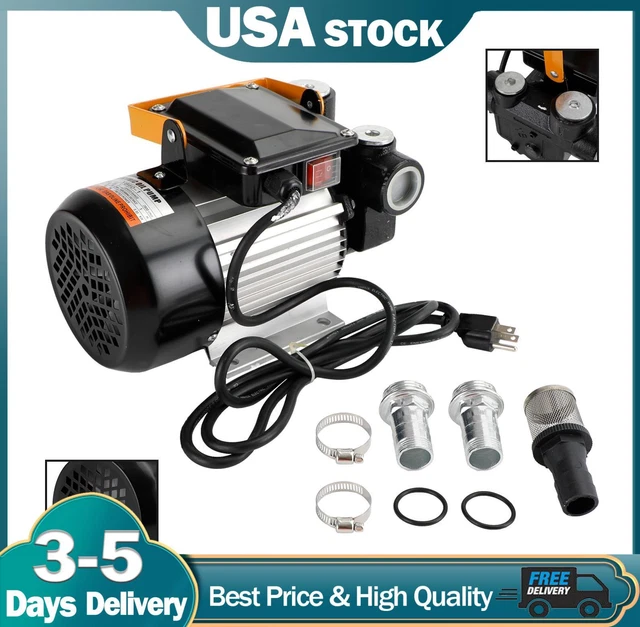 110V AC 550W Oil Diesel Electric Fuel Transfer Pump Self Priming 16GPM Pump T05
