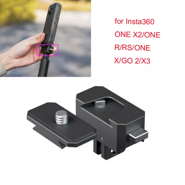Quick Release Mount Camera Accessories For Insta360 ONE RS X2 R X X3 GO2 Adapter