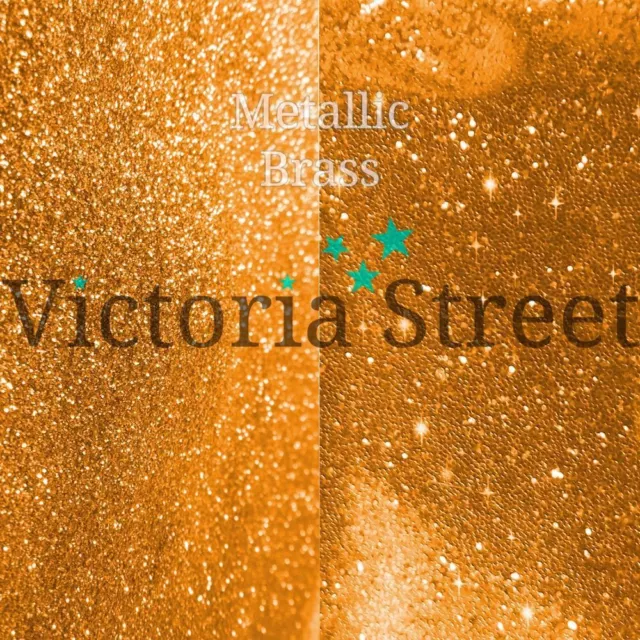 Victoria Street Glitter - Metallic Brass - Fine 0.008" / 0.2mm (Dark Gold Rust)