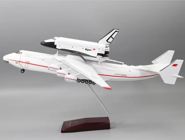 Maquette Antonov An-225 Mriya échelle 1/200 – Avion Cargo Ukraine, ABS Peint Main, Train Roulant