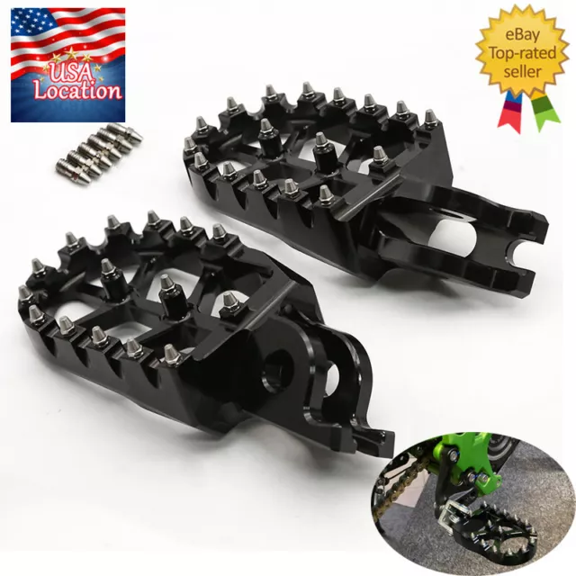 For CR125 CR250 2002-2008 CRF150R before 2015 Footpeg Footrest Pedals Aluminum