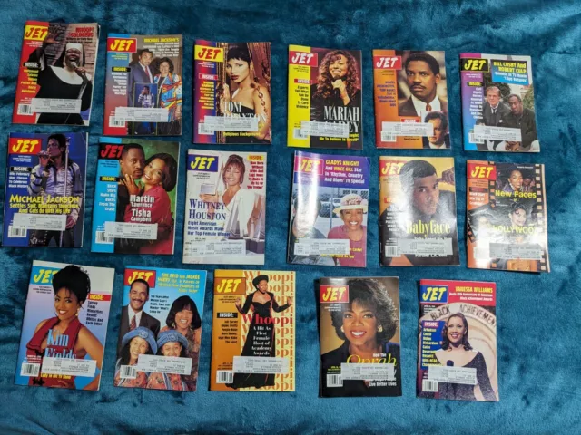 Vintage JET Magazines 1993-1994 Micheal Jackson, Whitney Houston,  Plus more