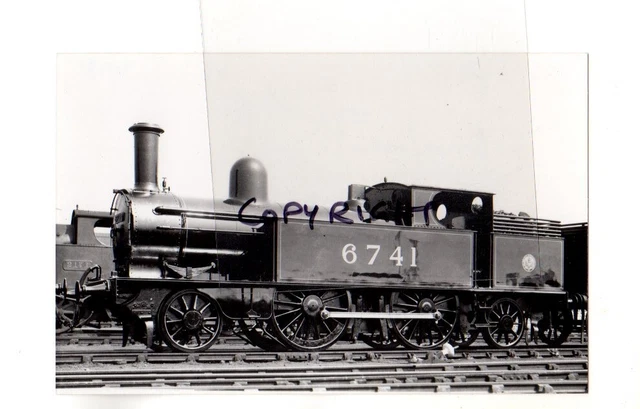 RAIL PHOTO LMS LNWR 242t 6741 Unknown shed £2.79 - PicClick UK