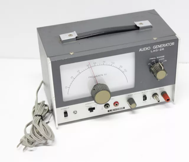 Vintage Leader LAG-26 Audio Generator Oscillator LAG26