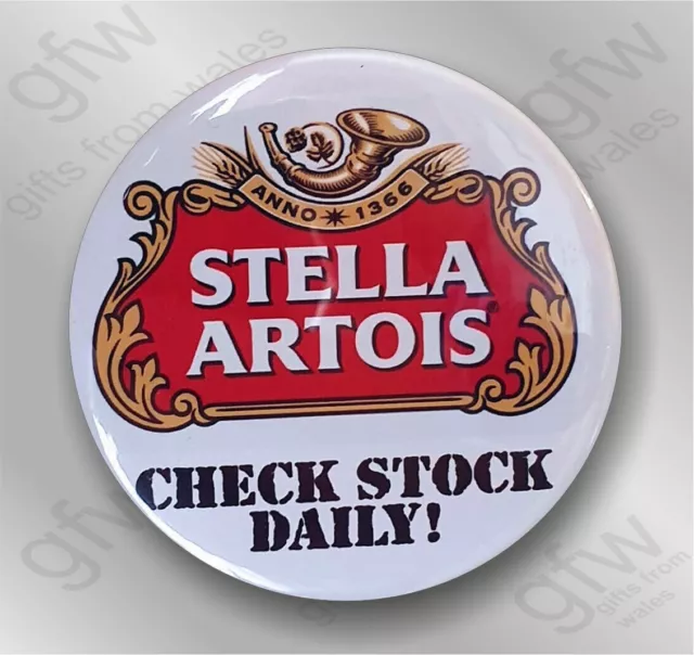 Stella Artois - Fridge Magnet - 58mm diameter