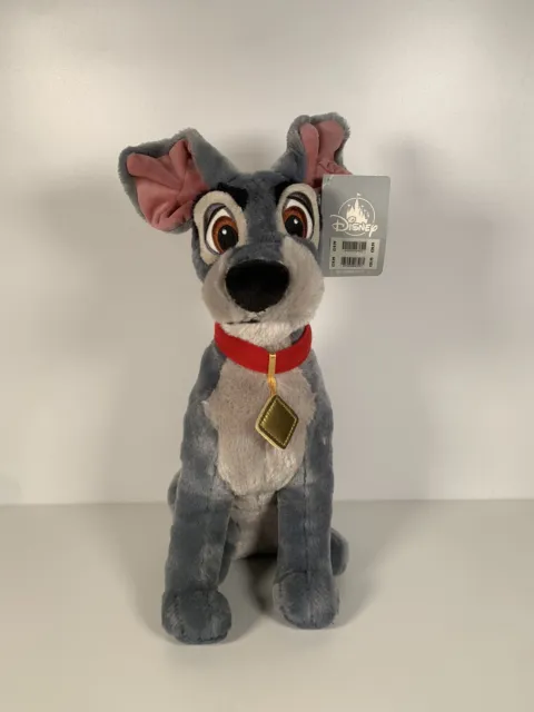 Disney Store Stamped Lady And The Tramp 16" Soft Toy Plush Dog Exclusive - New
