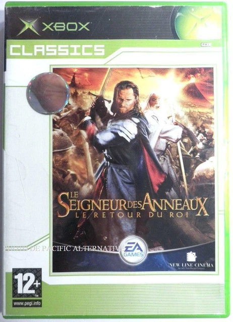 jeu LE SEIGNEUR DES ANNEAUX LE RETOUR DU ROI pour XBOX (first gen) en francais