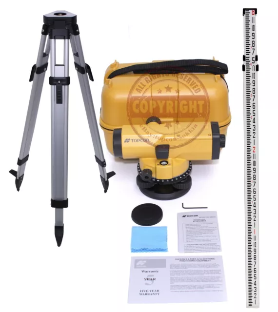 Topcon At-B4 Livello Automatico, Rilevamento, Sokkia, Leica, Trimble, Transito, Pollici Topcon At-B4 Livello Automatico, Rilevamento, Sokkia, Leica, Trimble, Transito, Pollici