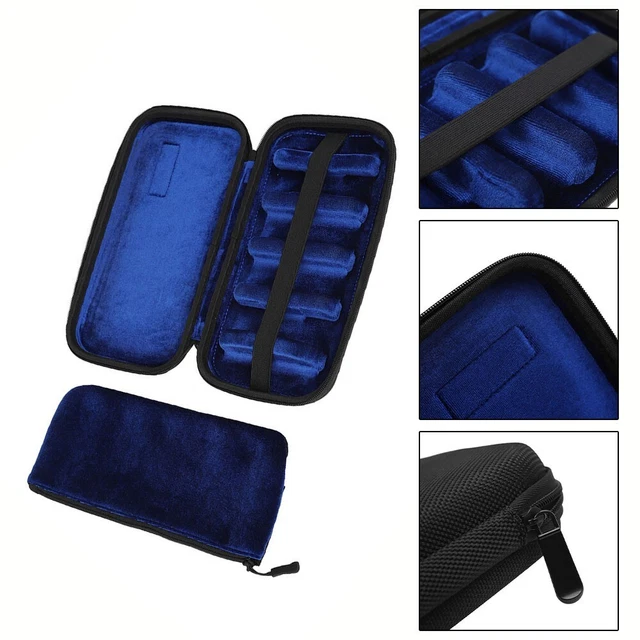 Rangement Anche Clarinette Étui à Anches Saxophone En Bois - 6 Places - Cuir PU - Léger Et Protecteur Boîtier Protection Roseaux Rangement Anche Clarinette Étui à Anches Saxophone En Bois - 6 Places - Cuir PU - Léger Et Protecteur Boîtier Protection Roseaux
