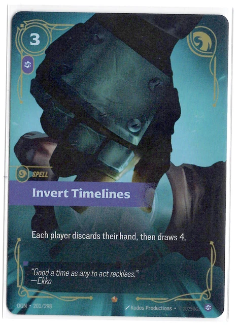 RIFTBOUND TCG - Invert Timelines - Origins (OGN) -Near Mint- League of ...