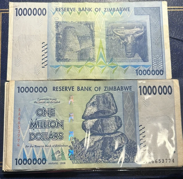 thumbnail interactive-video image 1 of Zimbabwe 750,000 Dollar Bearer Cheque – 2007, Pre-Agro, Circulated Banknote 1 of 4