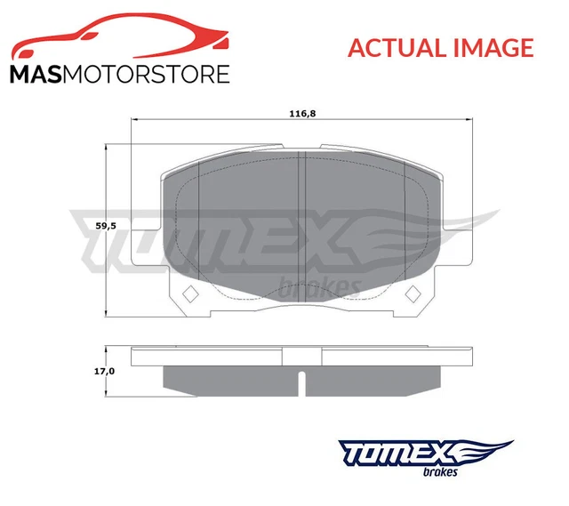 Brake Pads Set Braking Pad Front Tomex Brakes Tx 16-11 P New Oe Replacement