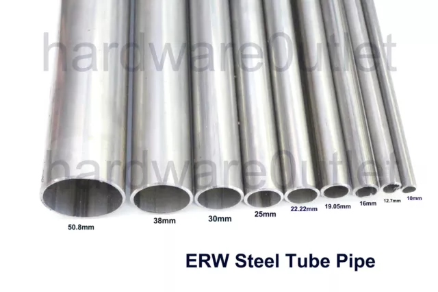 ERW Round Mild Steel Tube Pipe Band Saw Cut Lengths From UK Metal Supplier