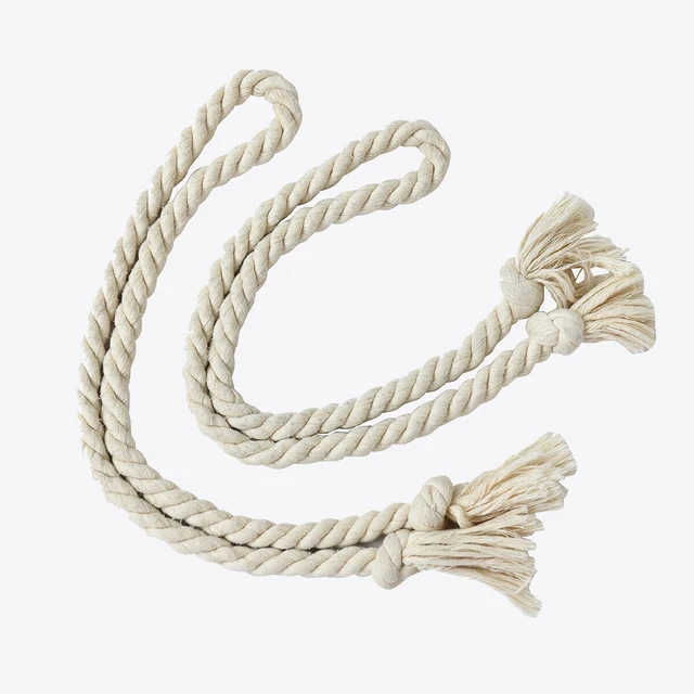 2/4pcs Tiebacks Rope Twisted Plain Tassel Thick Modern Curtain Tie Backs US