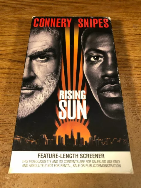 VHS TAPE - Rising Sun - Brian Dennehy - Large Case $29.00