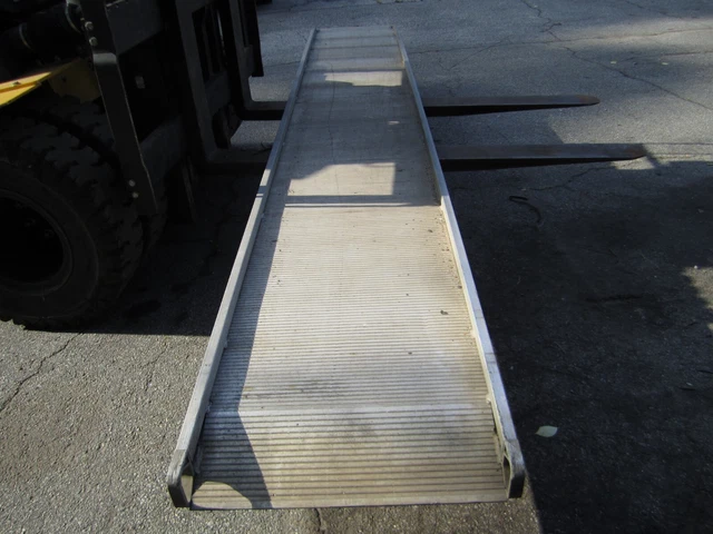 Aluminum Walk Ramp 13' 7" Commercial Truck boat dock Small Bridge More
