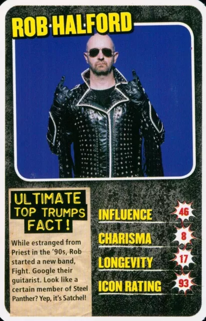 Rob Halford, Judas Priest 2014 Top Trumps Kerrang Rock Legends