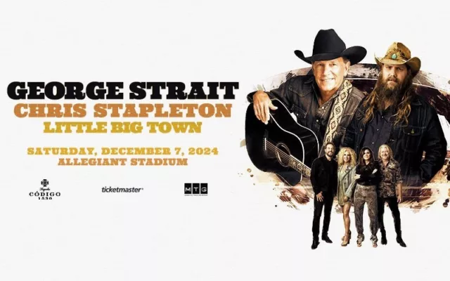 2 100 LEVEL Tickets George Strait/ Chris Stapleton Las Vegas 12/7/24